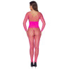 Catsuit Fantasy, Pink - Langarm-Catsuit ouvert