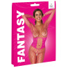 Catsuit Fantasy, Pink - Langarm-Catsuit ouvert