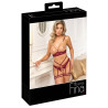 Strapsset - Ouvert-Set mit BH und Straps-Slip