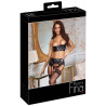 Hebe Strapsset - Hebe-BH, Strapsgürtel & Ouvert-String