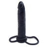 Double Trouble - Strap-On mit Penis- und Hodenring