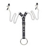 Penitence Man – BDSM Brustwarzenklemmen mit Bondage Fessel