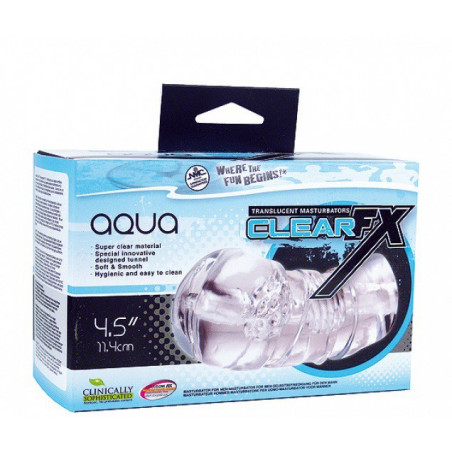 Clear FX Masturbator Aqua