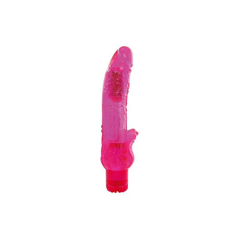 Jammy Jelly Flame Glitter Pink - Vibrator