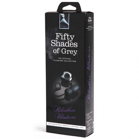 Fifty Shades of Grey - Relentless Vibrations Remote Control Egg
