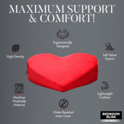 Love Heart Pillow - Bedroom Bliss