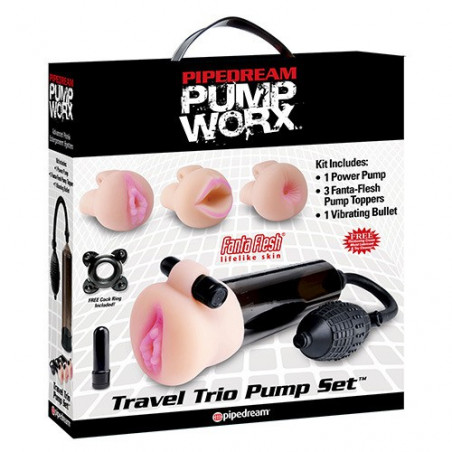 Pump Worx Travel Trio Pump Set
