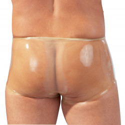 Transparente Latex Pants mit Hülle für Penis und Hoden