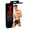 Latex Pants mit Penis & Hodenhülle - Schwarz