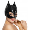 Cat-Look Kopfmaske aus Lack - Black Level