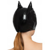 Cat-Look Kopfmaske aus Lack - Black Level