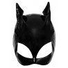 Cat-Look Kopfmaske aus Lack - Black Level