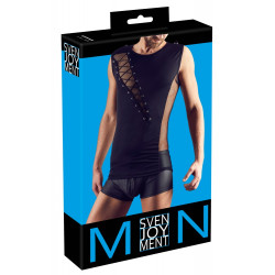 Svenjoyment Shirt mit Fishnet