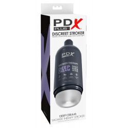 Shower Therapy Deep Cream - Masturbator mit Saugfuss - PDX Plus