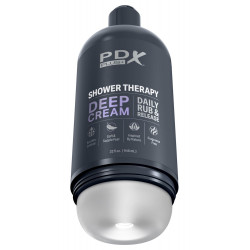 Shower Therapy Deep Cream - Masturbator mit Saugfuss - PDX Plus