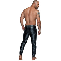 Treggings im Powerwetlook - Noir