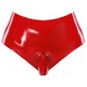 Latex Slip mit Dildo - Rot | Latex Slip kaufen - Erotik Onlineshop