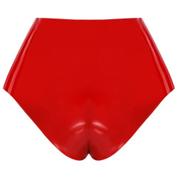 Latex Slip mit Dildo - Rot | Latex Slip kaufen - Erotik Onlineshop