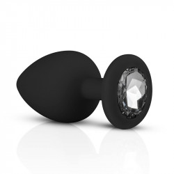 Analplugs aus Silikon mit Diamant - 3er Set | Online bestellen