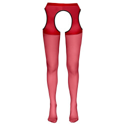 2er Pack - Sex-Strumpfhose Rot