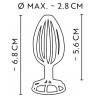 Metal Cage Butt Plug, 2.8 - Anos