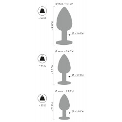 Metal Butt Plug Set