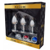 3er Set - Metal Plug Kit