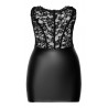 Enges Tube-Minikleid - Noir
