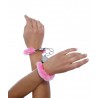 Plüsch-Handschellen - Rosa