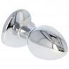 Anal Plug aus Aluminium (6cm) - Mit Herzform auf der Unterseite