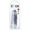 6“ Transparenter Naturdildo - King Cock Clear