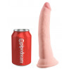 7“ Gefühlsechter Naturdildo - King Cock Plus