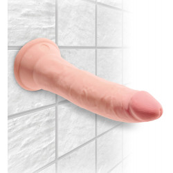 7“ Gefühlsechter Naturdildo - King Cock Plus
