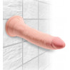 7“ Gefühlsechter Naturdildo - King Cock Plus