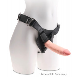 7“ Gefühlsechter Naturdildo - King Cock Plus