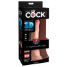 7“ Gefühlsechter Naturdildo - King Cock Plus