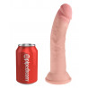 8“ Gefühlsechter Naturdildo - King Cock Plus