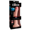 8“ Gefühlsechter Naturdildo - King Cock Plus