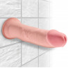 9“ Gefühlsechter Naturdildo - King Cock Plus