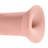 9“ Gefühlsechter Naturdildo - King Cock Plus