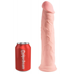 11“ Gefühlsechter Naturdildo - King Cock Plus