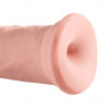 11“ Gefühlsechter Naturdildo - King Cock Plus