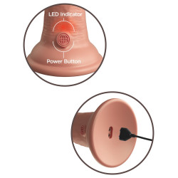 Vibrator in lebensechter Penisoptik  7“ - King Cock Elite