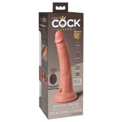 Vibrator in lebensechter Penisoptik  7“ - King Cock Elite