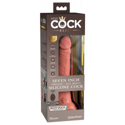 Vibrator in lebensechter Penisoptik  7“ - King Cock Elite