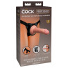 Komfort-Umschnallgurt mit 6" Dildo - King Cock Elite