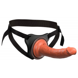 Komfort-Umschnallgurt mit 7“ Dildo - King Cock Elite