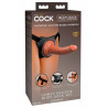 Komfort-Umschnallgurt mit 7“ Dildo - King Cock Elite