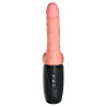 6,5“ Vibrating Cock mit Hoden - King Cock plus