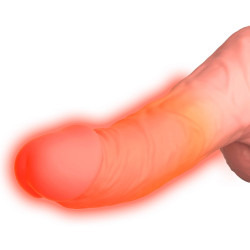 6,5“ Vibrating Cock mit Hoden - King Cock plus